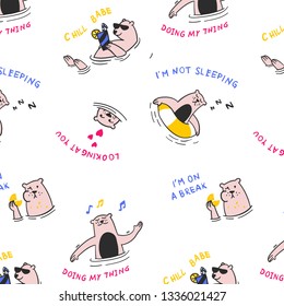 Hand drawn pattern background