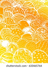 Hand Drawn Pattern. Best for Fabric, Scrapbooking, Wrapping Paper, Greeting and invitation card Design Template.