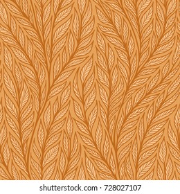 Trazado a mano con adorno floral decorativo. Ramas de colores estilizadas. Fondo de primavera de verano, colección de naturaleza. Ilustración del vector