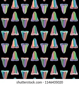 Hand Drawn pattern with lgbt girl or woman with rainbow tongue in psychodelic style. Illustrations Drawing Vector Sketch for textile, print, postcard,  poster, background, book, t-shirt, wallpaper