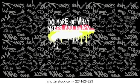 hand drawn pattern street art graffiti t shirt design fabrics, textile print vector, Urban typography street art graffiti slogan print for graphic tee t shirt or sweatshirt  