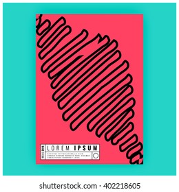 Hand Drawn Pattern Template Design (for card and posters)