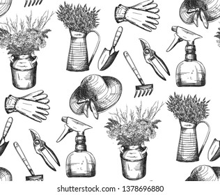 Hand drawn pattern, vector