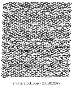 Hand drawn pattern. Vector illustration