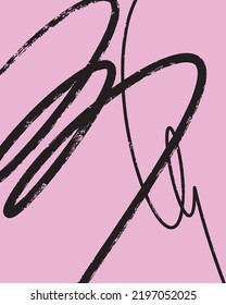 Hand drawn patterns vector textures made with ink pencil brush.