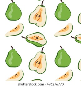 Hand drawn pear pattern 