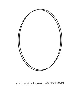 hand drawn and pen drawn circle round icon. round frame and circle icon.