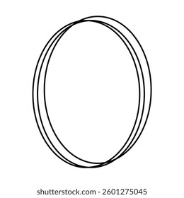 hand drawn and pen drawn circle round icon. round frame and circle icon.