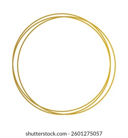 hand drawn and pen drawn circle round icon. round frame and circle icon.