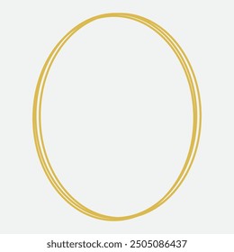 Dibujado a mano y dibujar círculo y icono de línea redonda. Estilo plano aislado sobre fondo blanco. Ilustración vectorial circular manuscrita.