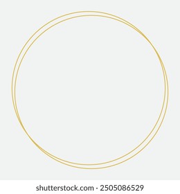 Hand drawn and pen draw circle and Round line icon. Flat style isolated on white background. Handwritten circle vector illustration.