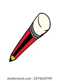 hand drawn pencil doodle 3d perspective illustration