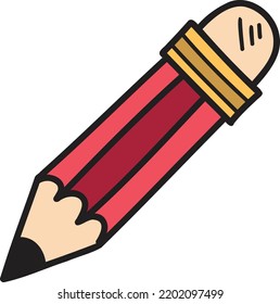 Hand Drawn pencil illustration isolated on background