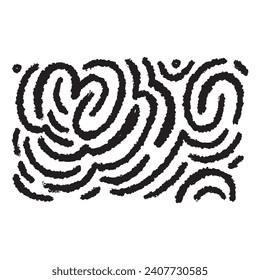 Líneas de lápiz dibujadas a mano y juego de pulseras. Márgenes de carbón vegetal vectores, huelgas y remolinos. Líneas esquemáticas de estilo Doodle. 