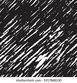 Hand drawn pencil scribbles seamless pattern. Vector isolated simple stroke background for wrapping paper. Rough torn texture.