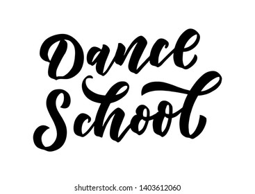 Hand drawn phrase about dance for print, logo and poster design. Lettering quote and creative concept. Vector illustration