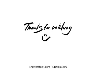 Thank You Watching Images Stock Photos Vectors Shutterstock