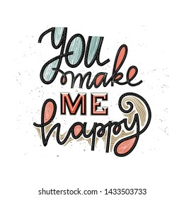 Hand drawn phrase Today is the day. Unique motivation lettering, modern design for posters, t-shirts or apparel design.