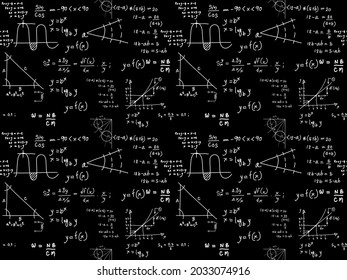 Hand drawn physic formulas Science knowledge education. Chem formula and physics , math formula and physics vector, white background, hand drawn line math formula and physics formula - Powered by Shutterstock - Get 15% off with code: PIKWIZARD15