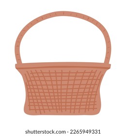 hand drawn picnic basket illustration
