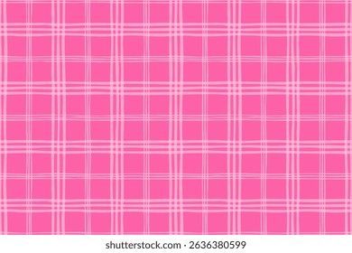 Hand drawn pink checked pattern, Japanese style plaid pattern background