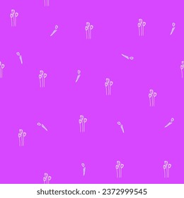 Hand drawn pink tulip seamless pattern.Botanical illustration for home decor, interior design, wallpaper, kids fashion, print for cover design,packaging paper. Abstract flower print.