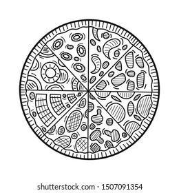  Pizza Drawing Images Stock Photos Vectors Shutterstock
