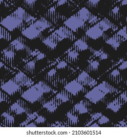 Hand drawn plaid seamless pattern with short vertical brushstrokes in organic colors. Texture for print, wallpaper, home decor, spring summer fashion fabric, textile, invitation background, paper