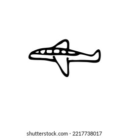 hand drawn of plane ,good for your project