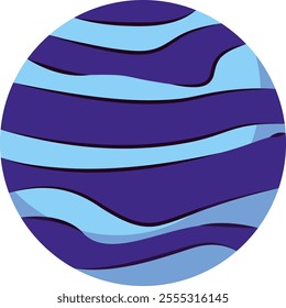 Hand Drawn Planet Vector Illustration