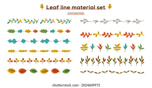 conjunto de materiales vegetales extraídos a mano