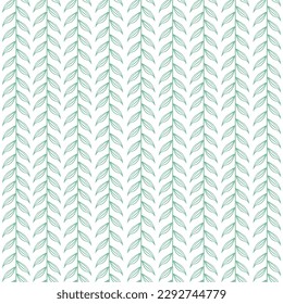 Hand drawn plants, seaweeds vector seamless  pattern,   decorative simply background.