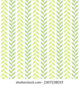 Hand drawn plants, seaweeds vector seamless  pattern,   decorative simply background.