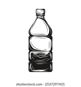 Hand Drawn Plastic Bottle Illustration - 05