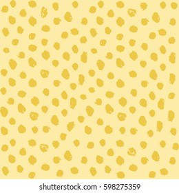 Hand Drawn Polka Dot Design Patten Texture Background