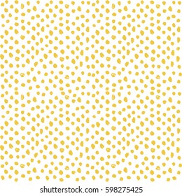 Handgezeichneter Polka Dot Design-Patt Texturhintergrund