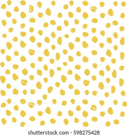 Hand Drawn Polka Dot Design Patten Texture Background