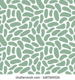 Patrón sin fisuras de polka dibujado a mano. Papel tapiz de guijarros geométricos aleatorios. Sencillo fondo de piedras. Diseño para tela, papel de envolver. Ilustración del vector
