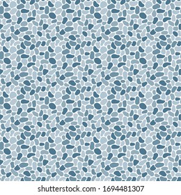 Patrón sin fisuras de polka dibujado a mano. Papel tapiz de guijarros geométricos aleatorios. Sencillo fondo de piedras. Diseño para tela, papel de envolver. Ilustración del vector