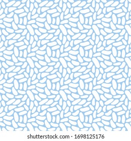 Hand drawn polka dot seamless pattern. Random geometric pebble wallpaper. Simple stones backdrop. Design for fabric, wrapping paper. Vector illustration