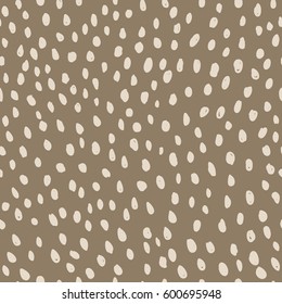  hand drawn polka dot seamless pattern