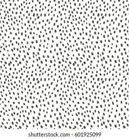  hand drawn polka dot seamless pattern