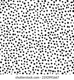 diseño abstracto de polka dibujado a mano con fondo blanco, ilustración vectorial 