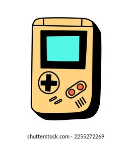 Hand Drawn Portable Game Console