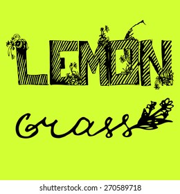 Hand drawn poster. Vector illustration