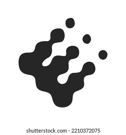 Hand drawn Printing raster dots vector illustration
