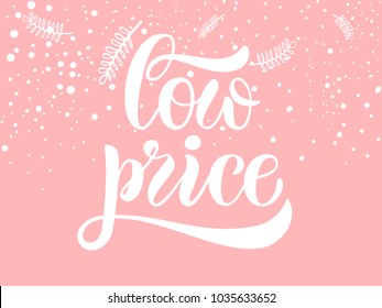 Hand drawn promotional design for banner on website, clothes store. Drawn art sign. Art illustration of logotype for sale, give away, discount,sell out, clearance, closeout, fashion, souvenir, shop