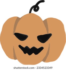 hand drawn Pumpkin Vector Illustration