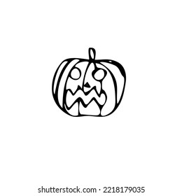 hand drawn of pumpkin,good for your project and halloween event