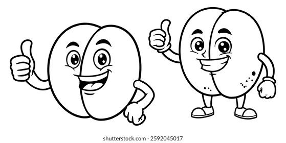  Hand drawn purple fruit giving a thumbs vector Clipart Illustration with a white background 